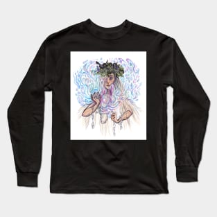 Hecate goddess of Witchcraft and Ghosts Long Sleeve T-Shirt